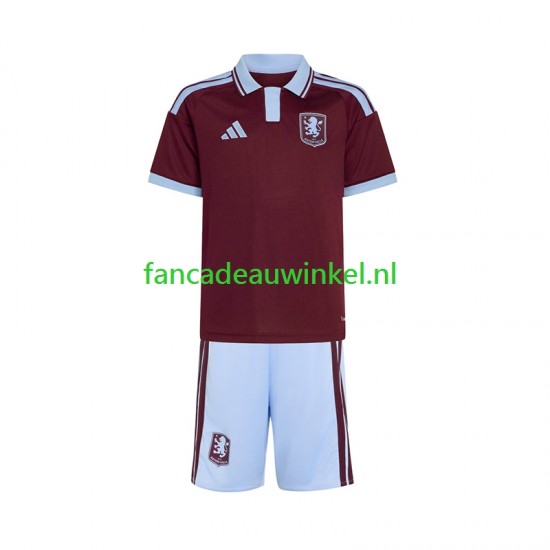 Aston Villa Wedstrijdshirt met Korting Thuis Kind 2026-27 Korte Mouw