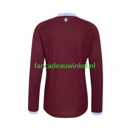 Aston Villa Wedstrijdshirt met Korting Thuis Heren 2026-27 Lange Mouw