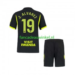 Atlético Madrid Wedstrijdshirt met Korting Julian Alvarez 19 Uit Kind 2026-27 Korte Mouw