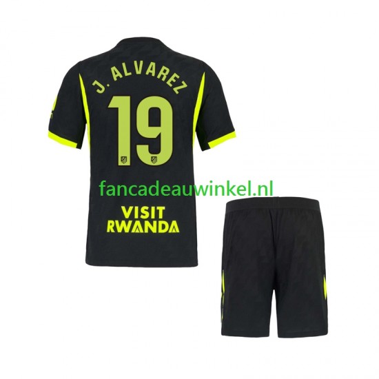 Atlético Madrid Wedstrijdshirt met Korting Julian Alvarez 19 Uit Kind 2026-27 Korte Mouw