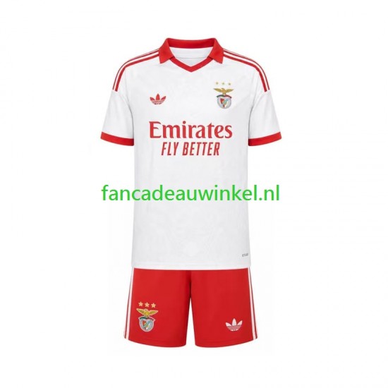 Benfica Wedstrijdshirt met Korting Uit Kind 2026-27 Korte Mouw
