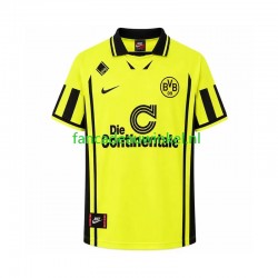 Borussia Dortmund Wedstrijdshirt met Korting 1996 Retro Thuis Heren Korte Mouw