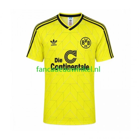 Borussia Dortmund Wedstrijdshirt met Korting Retro Thuis Heren 1998 Korte Mouw