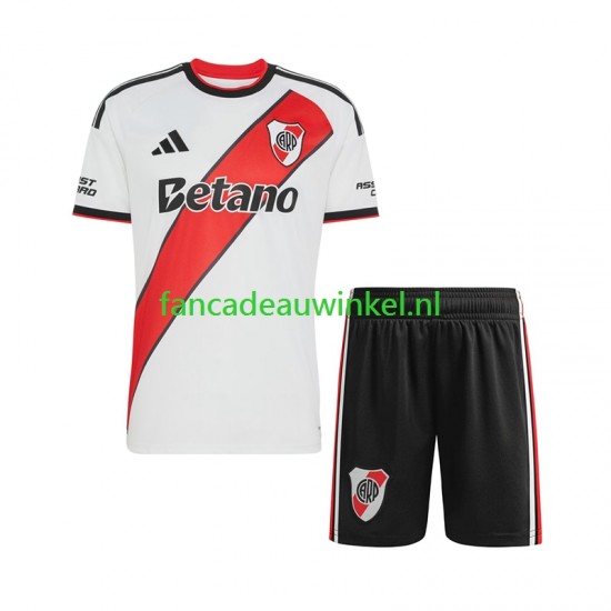 CA River Plate Wedstrijdshirt met Korting Thuis Kind 2026-27 Korte Mouw