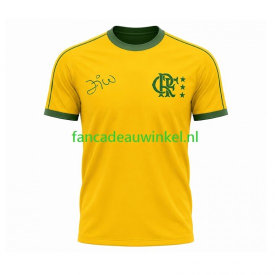 CR Flamengo Wedstrijdshirt met Korting Retro Thuis Heren Korte Mouw