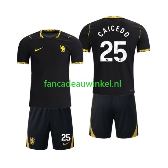 Chelsea Wedstrijdshirt met Korting Moises Caicedo 25 Uit Kind 2026-27 Korte Mouw