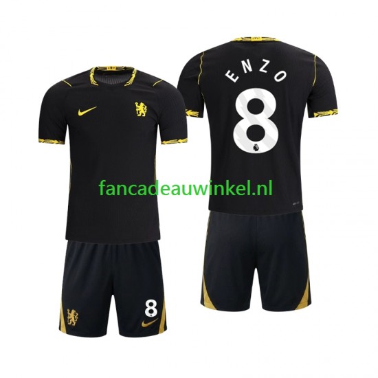 Wedstrijdshirt met Korting Chlesea Enzo Fernandez 8 Uit Kind 2026-27 Korte Mouw