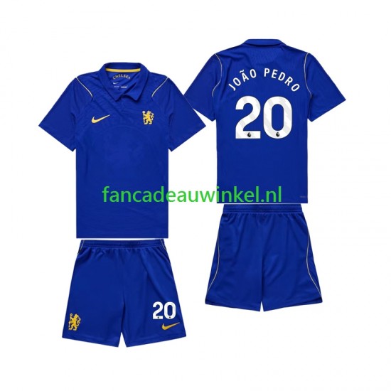 Wedstrijdshirt met Korting Chlesea Joao Pedro 20 Thuis Kind 2026-27 Korte Mouw