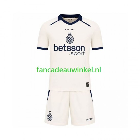 Club Brugge Wedstrijdshirt met Korting Uit Kind 2026-27 Korte Mouw
