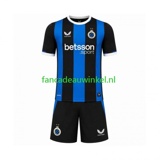 Club Brugge Wedstrijdshirt met Korting Thuis Kind 2026-27 Korte Mouw
