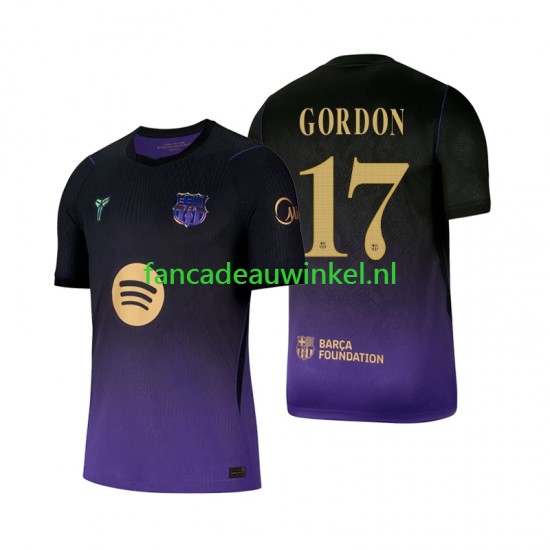 FC Barcelona Wedstrijdshirt met Korting Anthony Gordon 17 Uit Heren 2026-27 Korte Mouw