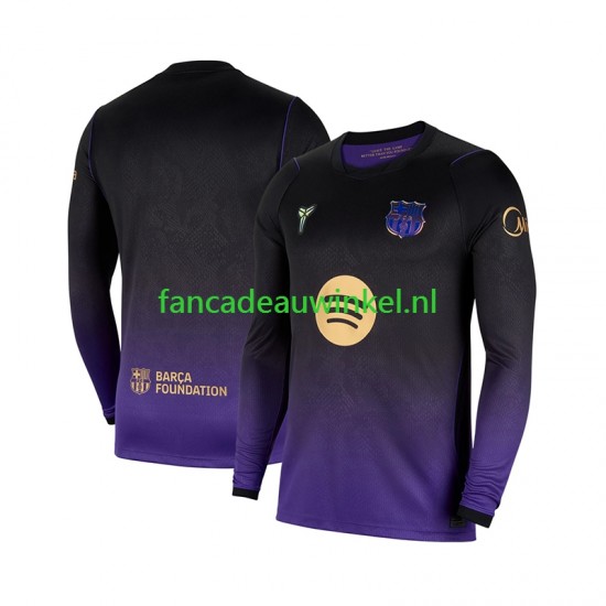 FC Barcelona Wedstrijdshirt met Korting Uit Heren 2026-27 Lange Mouw