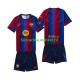 FC Barcelona Wedstrijdshirt met Korting Thuis Kind 2026-27 Korte Mouw