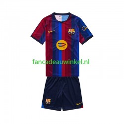 FC Barcelona Wedstrijdshirt met Korting Thuis Kind 2026-27 Korte Mouw
