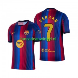 FC Barcelona Wedstrijdshirt met Korting Ferran Torres 7 Thuis Heren 2026-27 Korte Mouw
