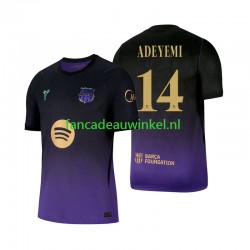 FC Barcelona Wedstrijdshirt met Korting Karim Adeyemi 14 Uit Heren 2026-27 Korte Mouw