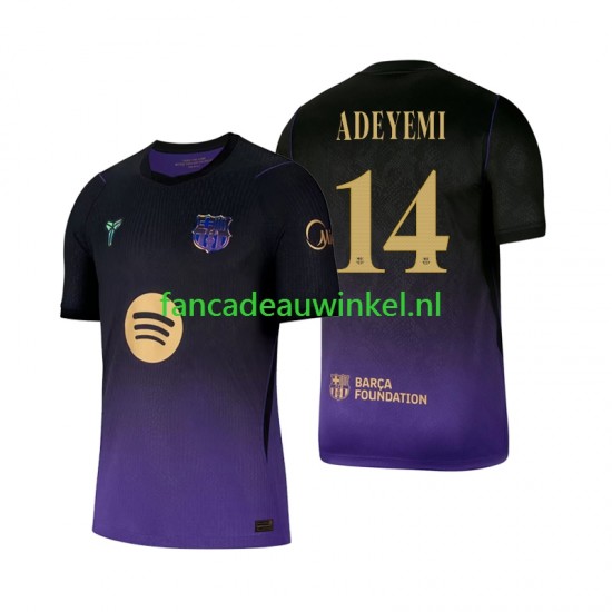 FC Barcelona Wedstrijdshirt met Korting Karim Adeyemi 14 Uit Heren 2026-27 Korte Mouw