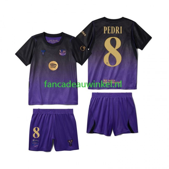 FC Barcelona Wedstrijdshirt met Korting Pedri 8 Uit Kind 2026-27 Korte Mouw