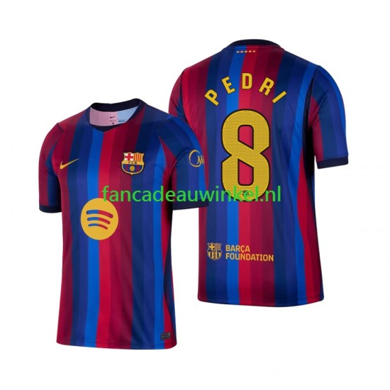 FC Barcelona Wedstrijdshirt met Korting Pedri 8 Thuis Heren 2026-27 Korte Mouw