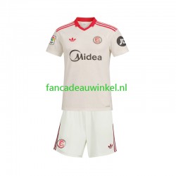 Sevilla FC Wedstrijdshirt met Korting Retro Thuis Kind 2025-26 Korte Mouw