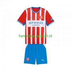 Wedstrijdshirt met Korting Girona Thuis Kind 2026-27 Korte Mouw