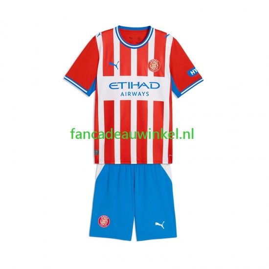 Wedstrijdshirt met Korting Girona Thuis Kind 2026-27 Korte Mouw