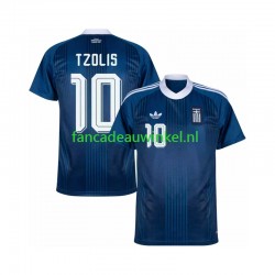 Griekenland Wedstrijdshirt met Korting Christos Tzolis 17 Uit Heren 2026-27 Korte Mouw