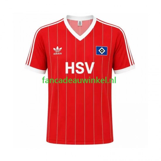 Hamburger SV Wedstrijdshirt met Korting 1983 Retro Uit Heren Korte Mouw