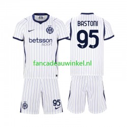 Inter Milan Wedstrijdshirt met Korting Alessandro Bastoni 95 Uit Kind 2026-27 Korte Mouw