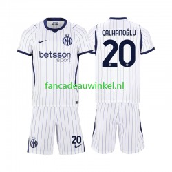Inter Milan Wedstrijdshirt met Korting Hakan Calhanoglu 20 Uit Kind 2026-27 Korte Mouw