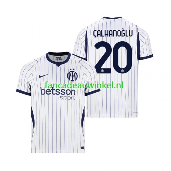 Inter Milan Wedstrijdshirt met Korting Hakan Calhanoglu 20 Uit Heren 2026-27 Korte Mouw