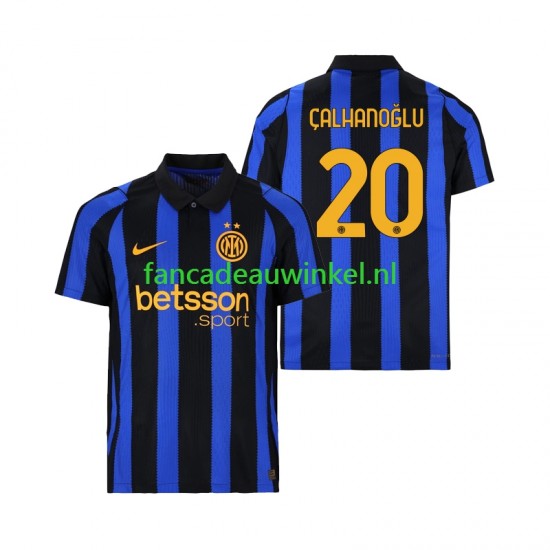 Inter Milan Wedstrijdshirt met Korting Hakan Calhanoglu 20 Thuis Heren 2026-27 Korte Mouw