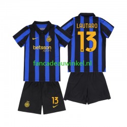 Inter Milan Wedstrijdshirt met Korting Lautaro Martinez 13 Thuis Kind 2026-27 Korte Mouw