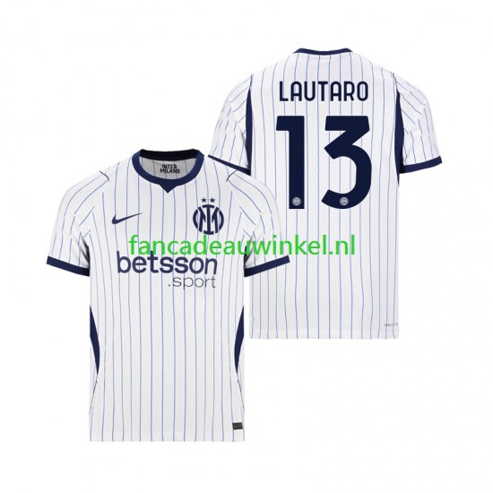 Inter Milan Wedstrijdshirt met Korting Lautaro Martinez 13 Uit Heren 2026-27 Korte Mouw