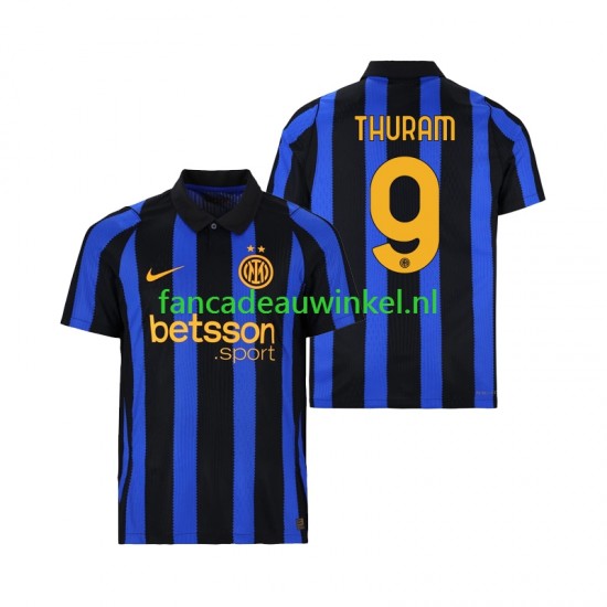 Inter Milan Wedstrijdshirt met Korting Marcus Thuram 9 Thuis Heren 2026-27 Korte Mouw