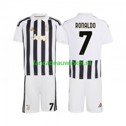 Juventus Wedstrijdshirt met Korting Cristiano Ronaldo 7 Thuis Kind 2026-27 Korte Mouw