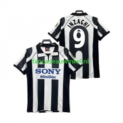 Juventus Wedstrijdshirt met Korting INZAGHI 9 1997 Retro Thuis Heren 1998 Korte Mouw