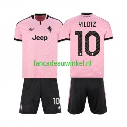 Juventus Wedstrijdshirt met Korting Kenan Yildiz 10 Uit Kind 2026-27 Korte Mouw