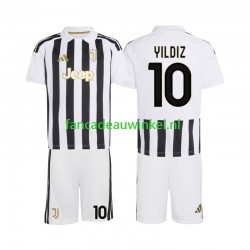 Juventus Wedstrijdshirt met Korting Kenan Yildiz 10 Thuis Kind 2026-27 Korte Mouw
