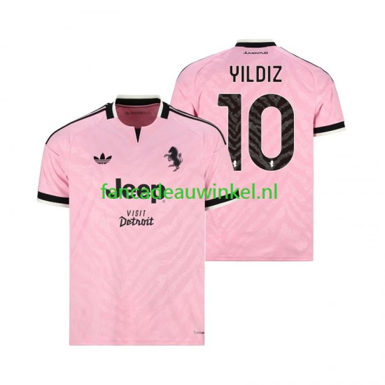 Juventus Wedstrijdshirt met Korting Kenan Yildiz 10 Uit Heren 2026-27 Korte Mouw