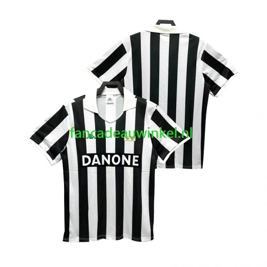 Juventus Wedstrijdshirt met Korting 1992 Retro Thuis Heren 1994 Korte Mouw