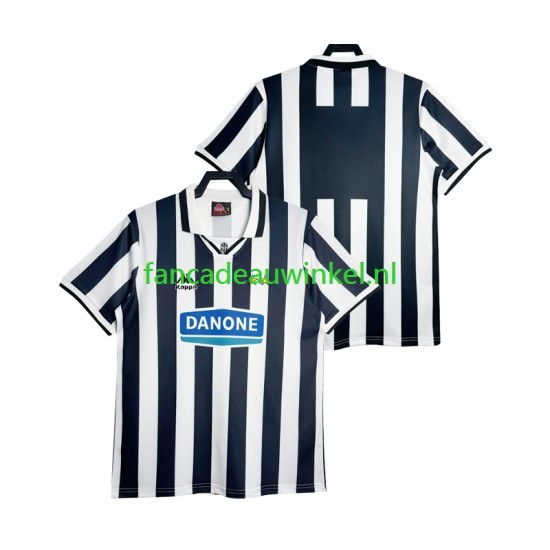Juventus Wedstrijdshirt met Korting 1995 Retro Thuis Heren 1994 Korte Mouw