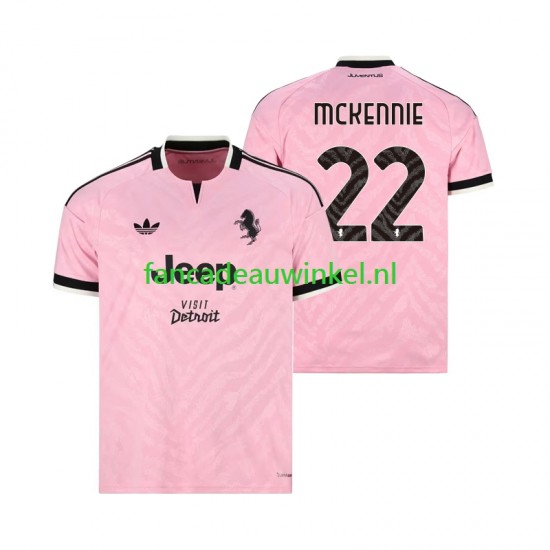 Juventus Wedstrijdshirt met Korting Weston McKennie 22 Uit Heren 2026-27 Korte Mouw