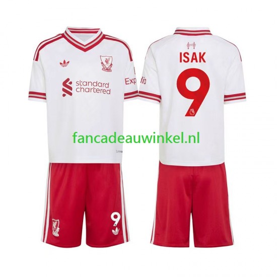 Liverpool Wedstrijdshirt met Korting Alexander Isak 9 Uit Kind 2026-27 Korte Mouw