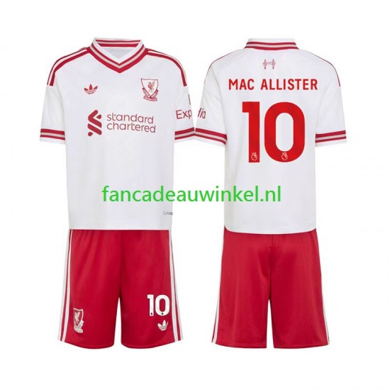 Liverpool Wedstrijdshirt met Korting Alexis Mac Allister 10 Uit Kind 2026-27 Korte Mouw