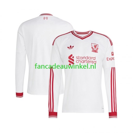 Liverpool Wedstrijdshirt met Korting Uit Heren 2026-27 Lange Mouw