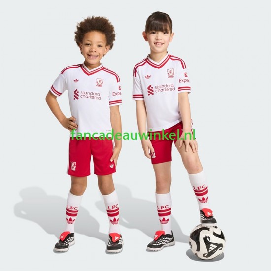 Liverpool Wedstrijdshirt met Korting Uit Kind 2026-27 Korte Mouw