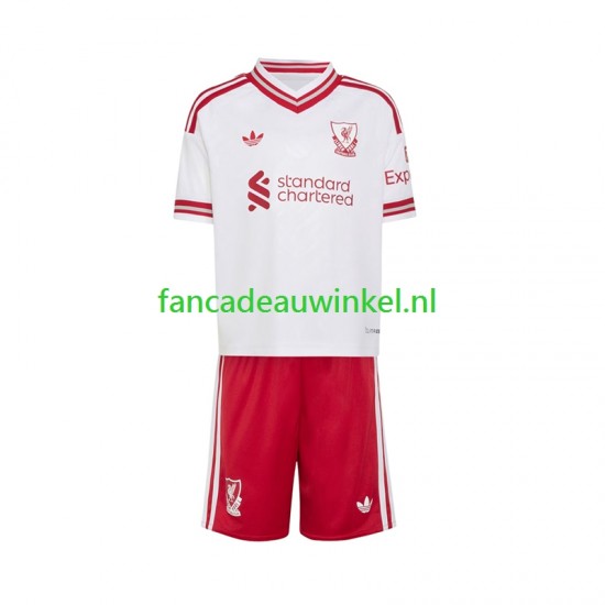 Liverpool Wedstrijdshirt met Korting Uit Kind 2026-27 Korte Mouw