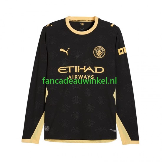 Manchester City Wedstrijdshirt met Korting Uit Heren 2026-27 Lange Mouw