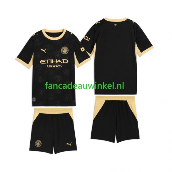 Manchester City Wedstrijdshirt met Korting Uit Kind 2026-27 Korte Mouw